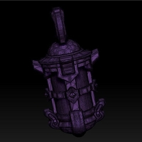 Stylized Medieval Fantasy Lamp - Thumbnail 16