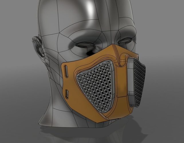 H1-Heavy Mask 3D Print 294617