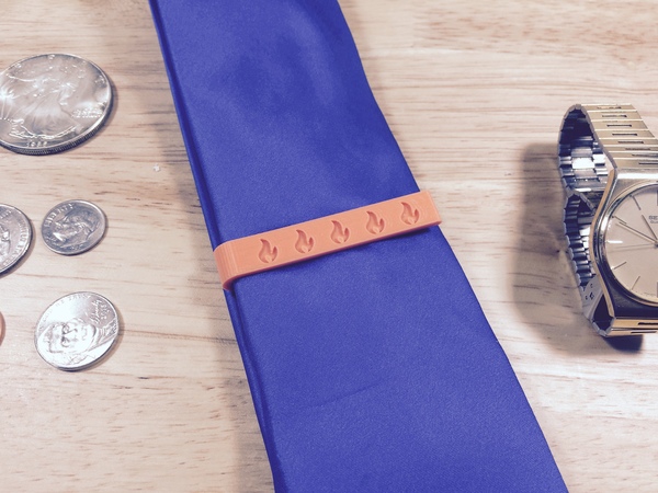 Fire, Printrepreneur Series Tie Bar #3