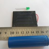 SOLAR RECHARGEABLE SINGLE LED FLASHING LIGHT - Thumbnail 4
