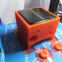 SOLAR RECHARGEABLE DUMMY -TWIN- LED FLASHER HOUSING - Thumbnail 2