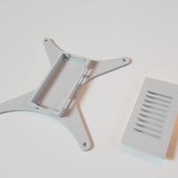 Raspberry Pi Zero VESA 100x100 mount enclosure case - Thumbnail 1