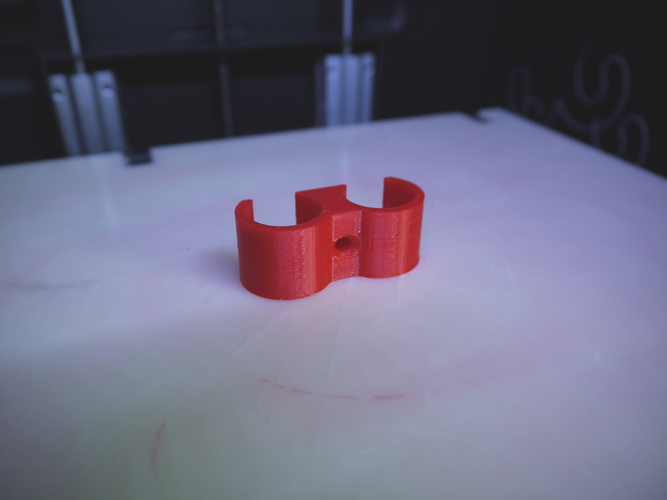 ∅20mm PVC pipe screw clips 3D Print 29478