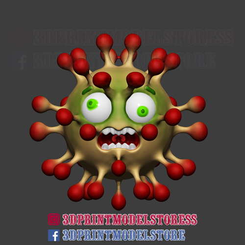 Coronavirus Covid 19 Monster  3D Print 294930