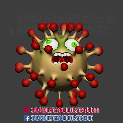 Coronavirus Covid 19 Monster  3D Print 294933