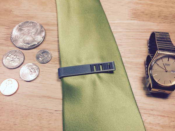 Barcode, Printrepreneur Series Tie Bar #8