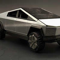 Tesla Cybertruck - 3dPrintable - 3dFactory - Thumbnail 6