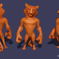 Small Tiger 3D Printing 2951