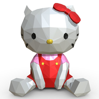 Small Hello kitty figure 3D print model 3D Printing 295164