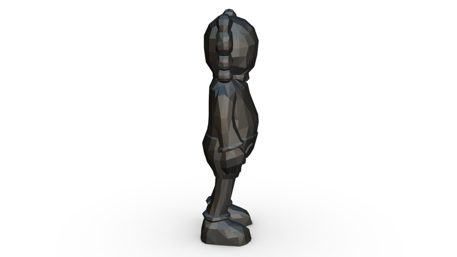 Kaws figure low poly 3D print model 3D Print 295172