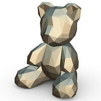 Bear figure 3D print model - Thumbnail 1