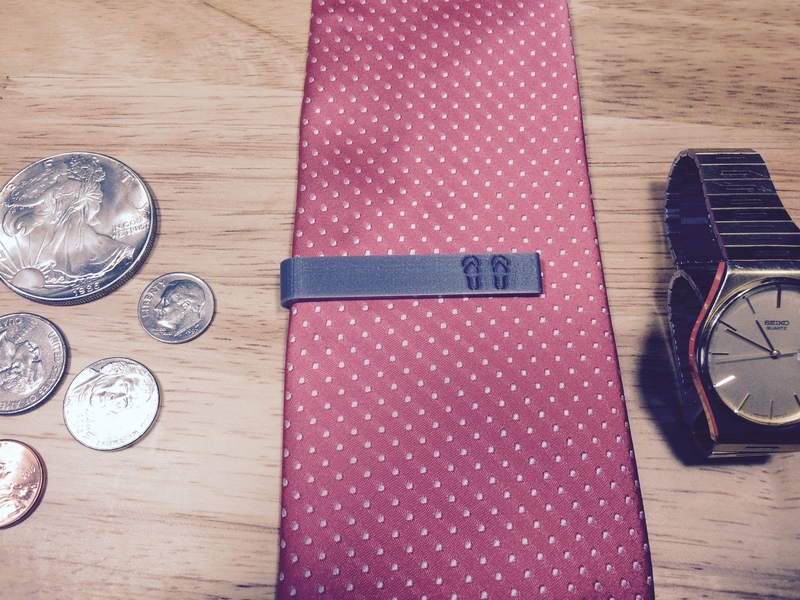 Flip Flops, Printrepreneur Series Tie Bar #16