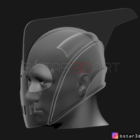 The Rocketeer Helmet - Super hero 1991 3D print model - Thumbnail 21