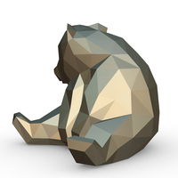 Panda figure 5 3D print model - Thumbnail 2