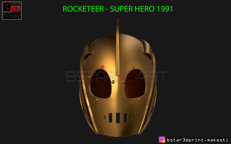 The Rocketeer Helmet - Super hero 1991 3D print model