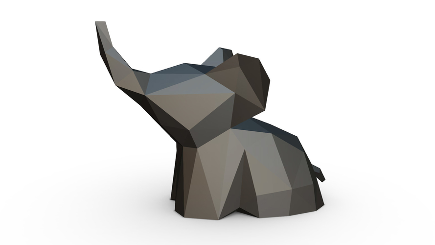 Elephant figure 7 3D print model 3D Print 295244