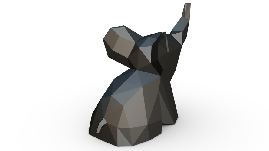 Elephant figure 7 3D print model 3D Print 295247