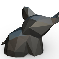 Elephant figure 7 3D print model - Thumbnail 5