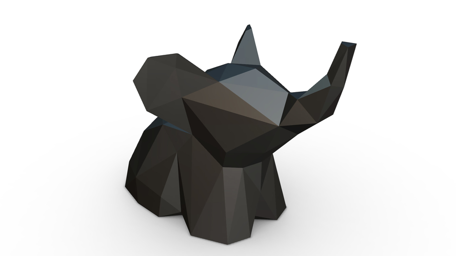 Elephant figure 7 3D print model 3D Print 295249