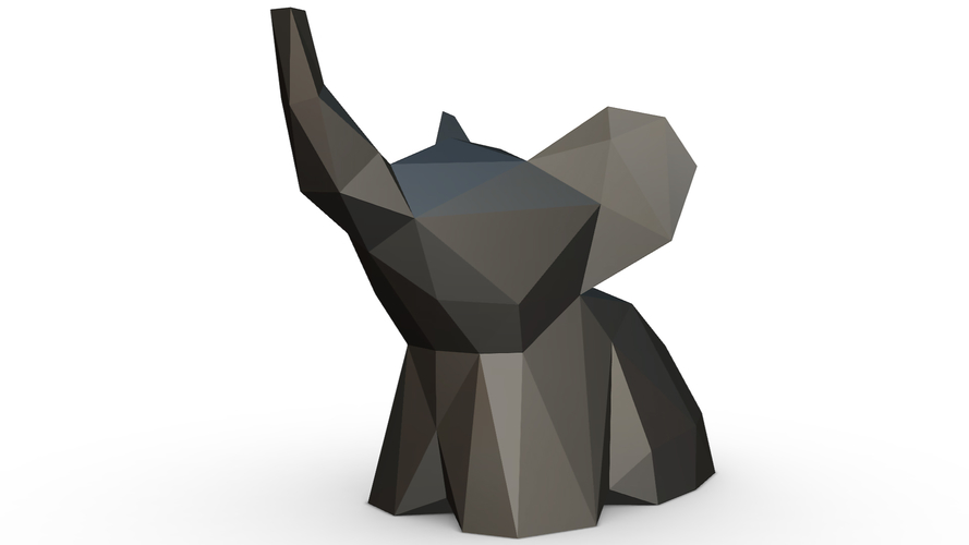 Elephant figure 7 3D print model 3D Print 295251