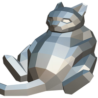 Cat figure 7 3D print model - Thumbnail 9