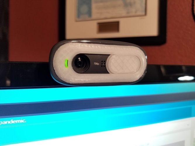 Logitech C270 webcam privacy cover