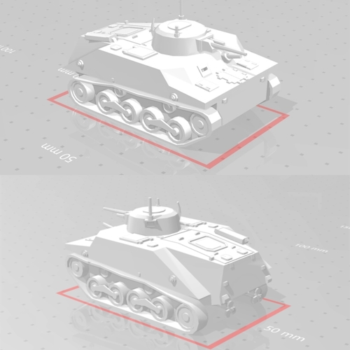 IJN Type 2 Ka-Mi amphibious tank 3D Print 295288