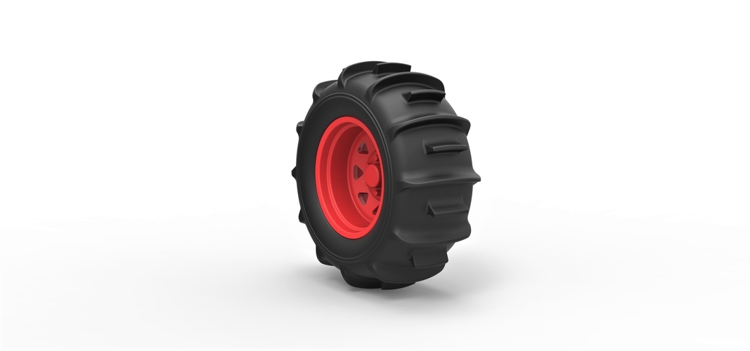 Diecast Rear wheel for Dune Buggy 3 3D Print 295296