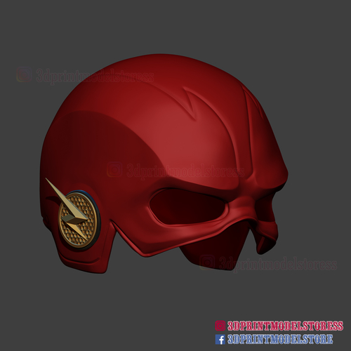 The Flash Season 5 Helmet Cosplay Costume 3D print model 3D Print 295320