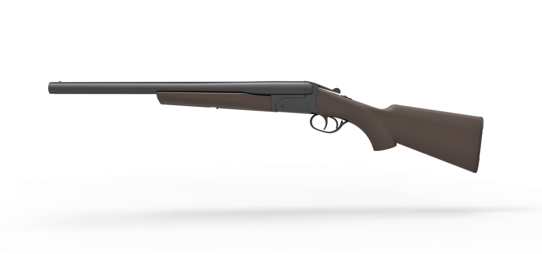 Double Barreled Remington Coach gun 3D Print 295438