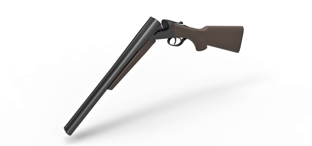 Double Barreled Remington Coach gun 3D Print 295444