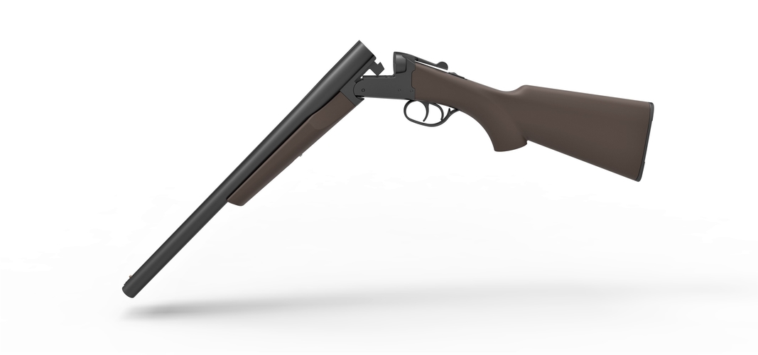 Double Barreled Remington Coach gun 3D Print 295445