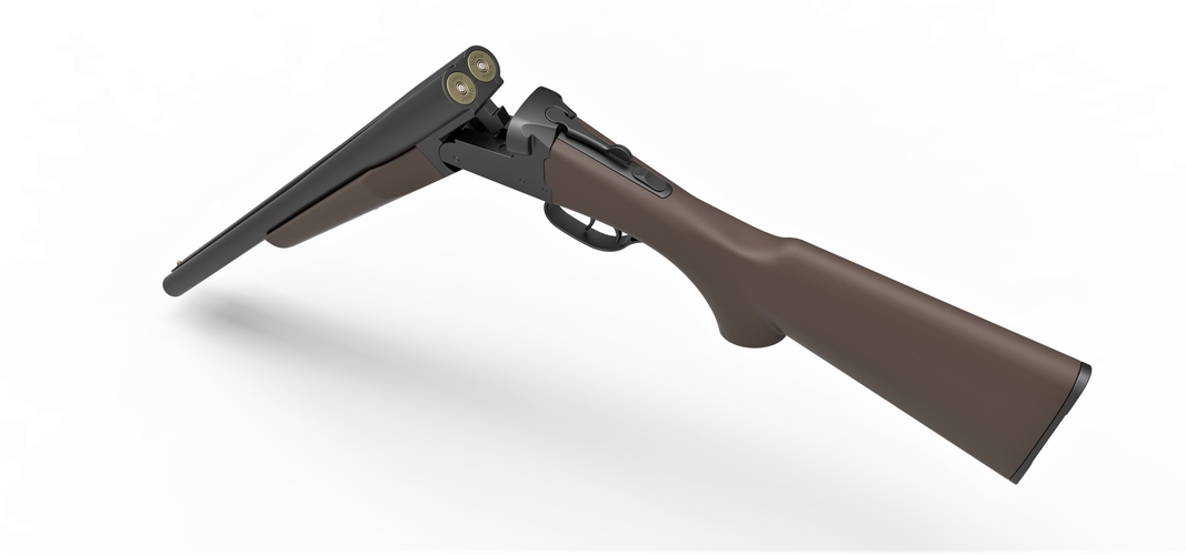 Double Barreled Remington Coach gun 3D Print 295446