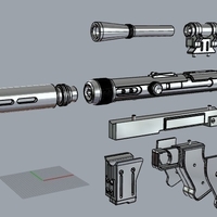 Lando Calrissian SE14R Blaster - Thumbnail 1
