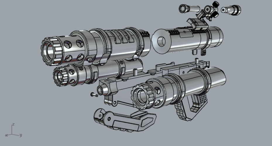 Star Wars Battlefront II G125 projectile launcher  3D Print 295574