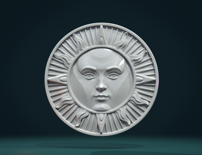 Sun Pendant 3D Print 295581