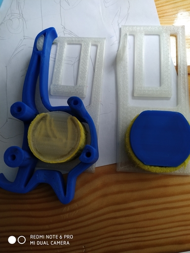 X-touch opener with disinfector 3D Print 295618