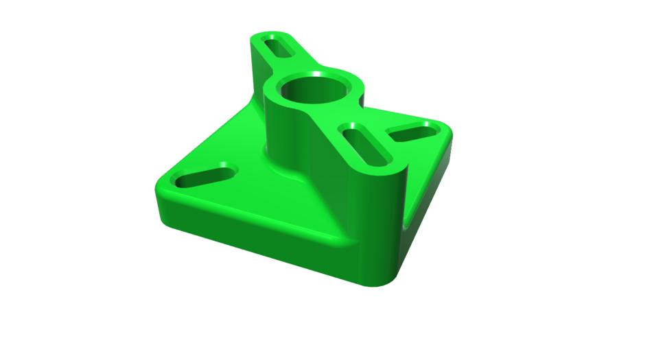 Da Vinci Z Axis Adjustable Rod Mounts 3D Print 295620