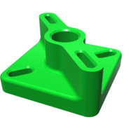 Small Da Vinci Z Axis Adjustable Rod Mounts 3D Printing 295620