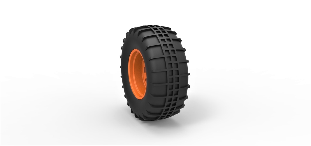 Diecast Rear wheel for Dune Buggy 5 3D Print 295623