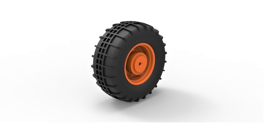 Diecast Rear wheel for Dune Buggy 5 3D Print 295625