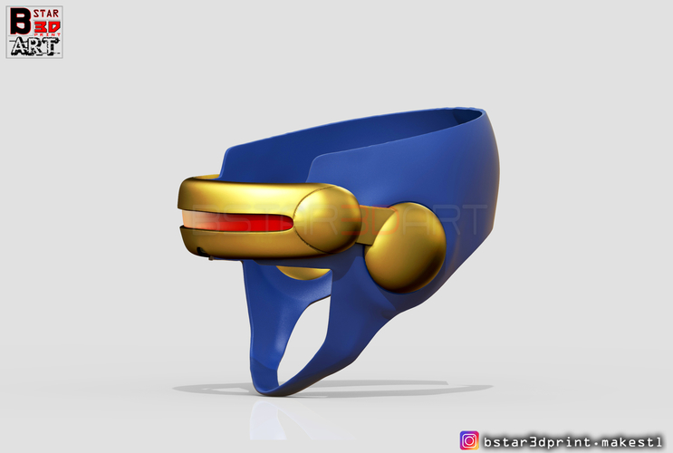 Cyclops X-Men Helmet - Marvel Comic cosplay 3D print model 3D Print 295638