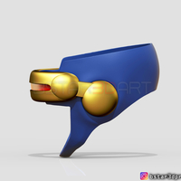 Cyclops X-Men Helmet - Marvel Comic cosplay 3D print model - Thumbnail 3