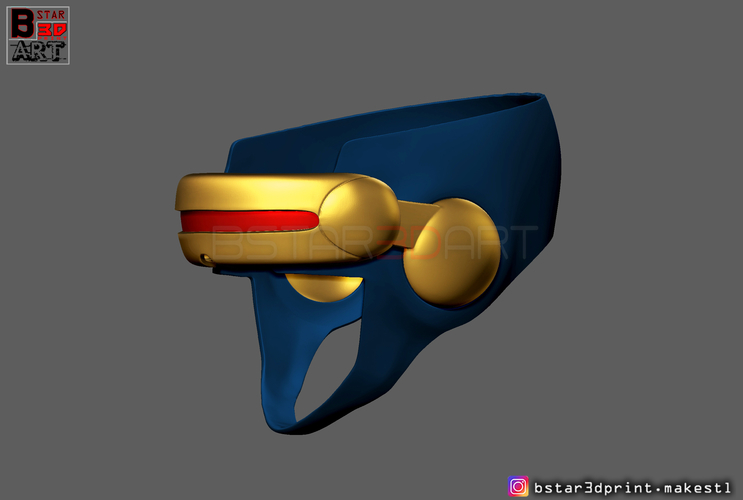 Cyclops X-Men Helmet - Marvel Comic cosplay 3D print model 3D Print 295642