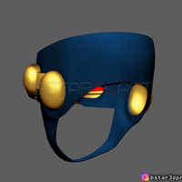 Cyclops X-Men Helmet - Marvel Comic cosplay 3D print model - Thumbnail 8