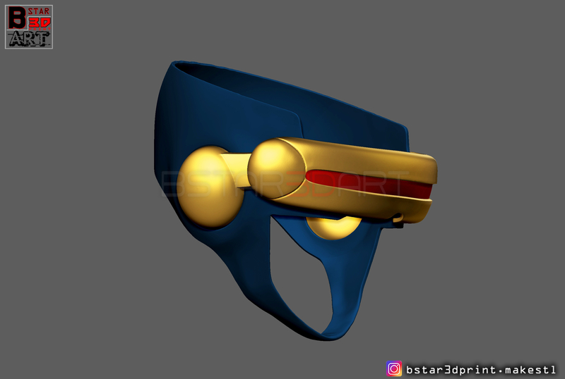 Cyclops X-Men Helmet - Marvel Comic cosplay 3D print model - Pinshape