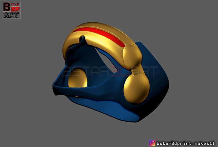 Cyclops X-Men Helmet - Marvel Comic cosplay 3D print model 3D Print 295648