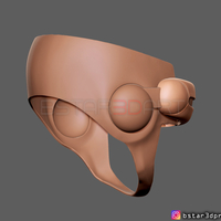 Cyclops X-Men Helmet - Marvel Comic cosplay 3D print model - Thumbnail 18