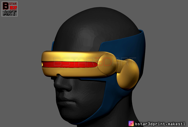 Cyclops X-Men Helmet - Marvel Comic cosplay 3D print model 3D Print 295657