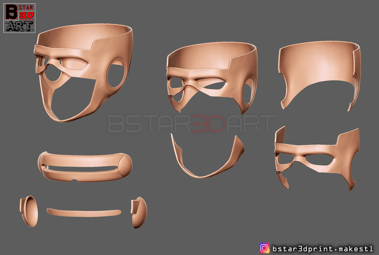 Cyclops X-Men Helmet - Marvel Comic cosplay 3D print model 3D Print 295659